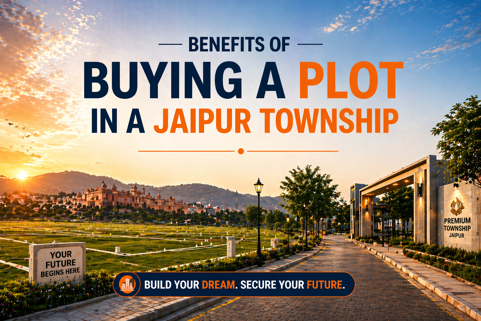 Benefits of Buying a Plot in a Jaipur Township
